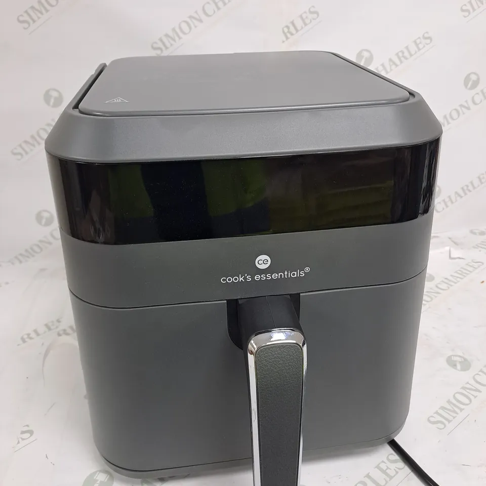 BOXED COOK'S ESSENTIALS 5.8L AIR FRYER IN SLATE GREY