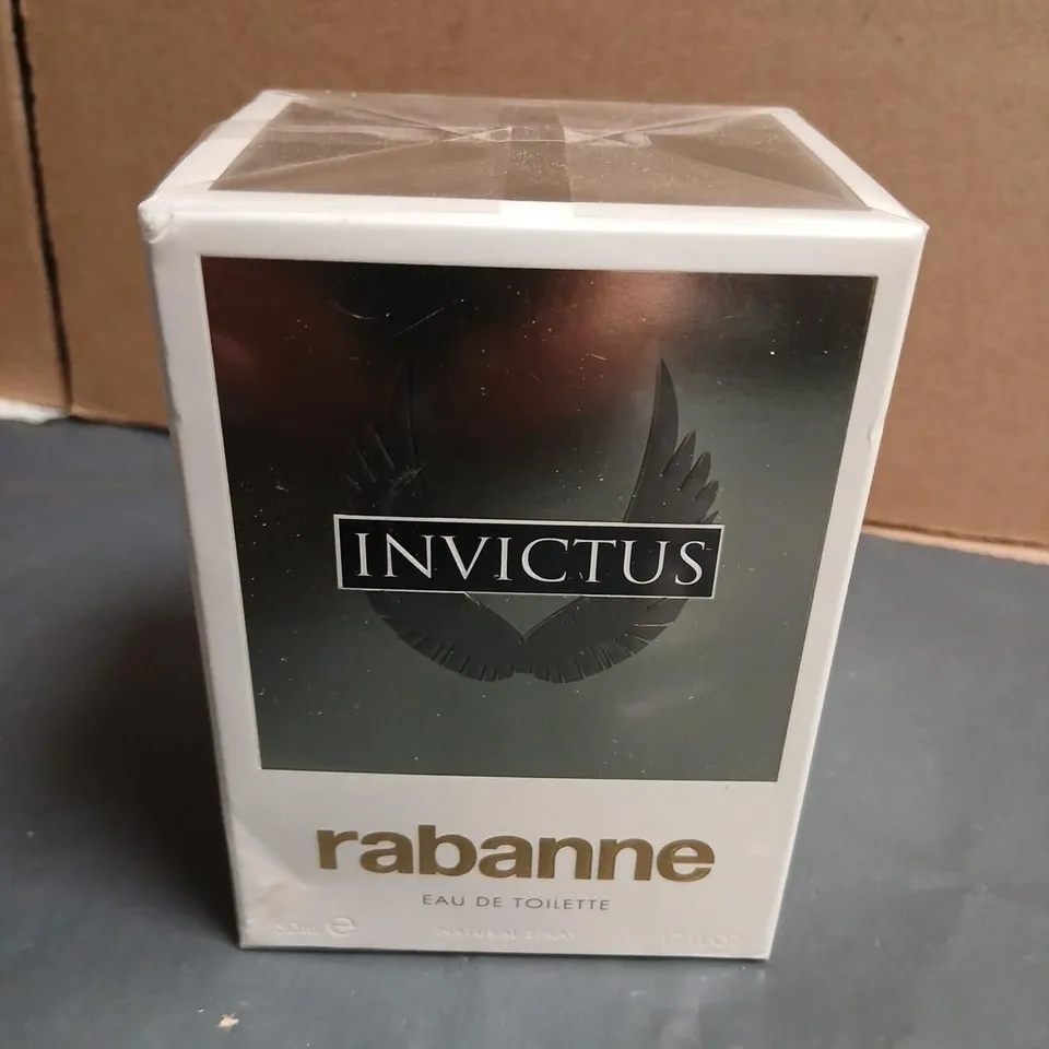 BOXED AND SEALED PACO RABANNE "INVICTUS" EAU DE TOILETTE 50ML