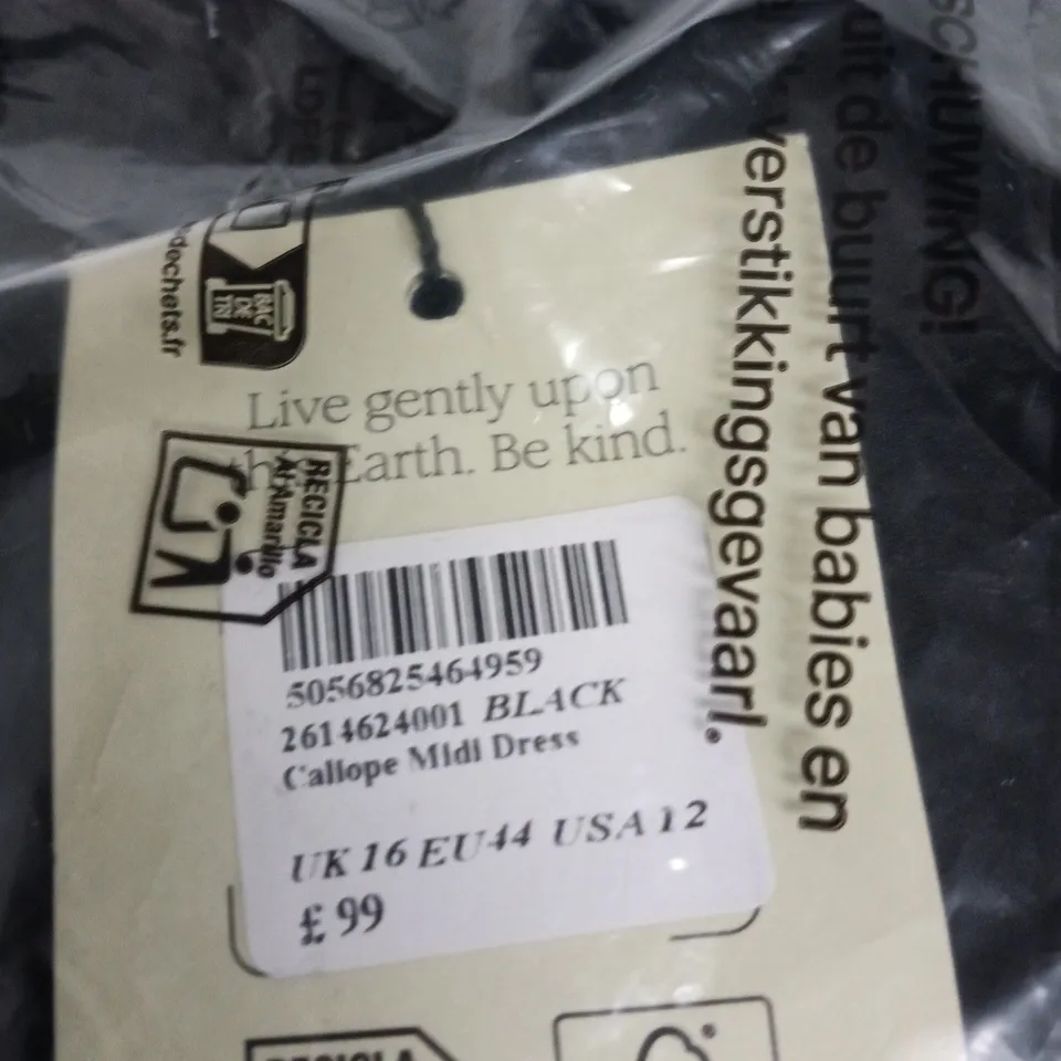 NOBODYS CHILD WOMEN'S BLACK DRESS – UK 16 (EU 44, USA 12) WITH TAG