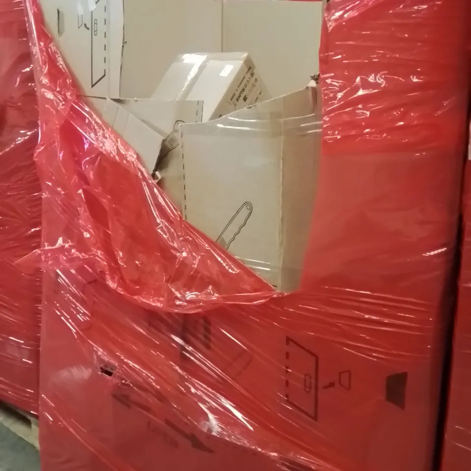 PALLET OF ASSORTED HOUSEHOLD GOODS AND PRODUCTS TO INCLUDE;AIR COOLER ,LADDERS,TOILET SEAT