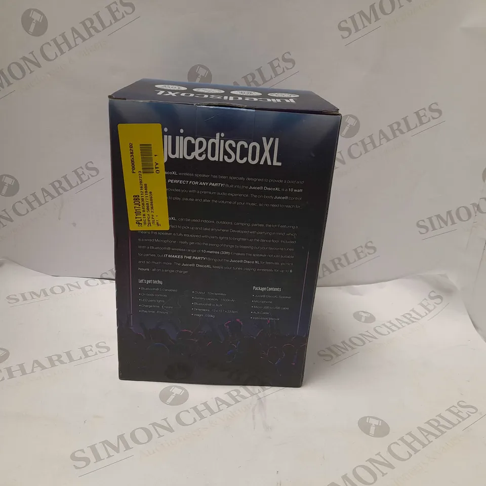 JUICE DISCO XL KARAOKE WITH MICROPHONE