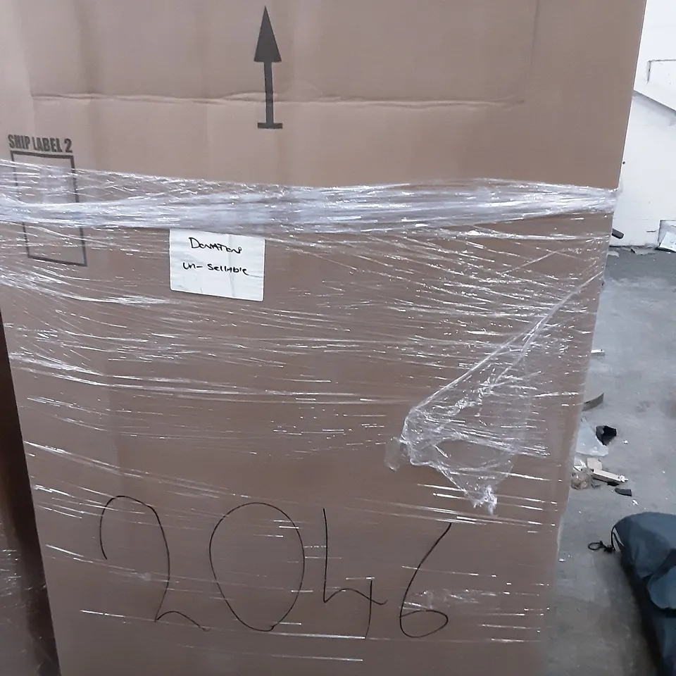PALLET OF ASSORTED PRODUCTS INCLUDING ANGEL SHIELD TOILET SEAT, VIVIE GEL CUSHION, FURROW OFFICE STOOL, SUNPHIO, U-MISS AUTOMATIC RICE STORAGE