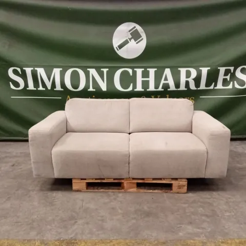 CORTES 2 SEATER FABRIC SOFA - NATURAL