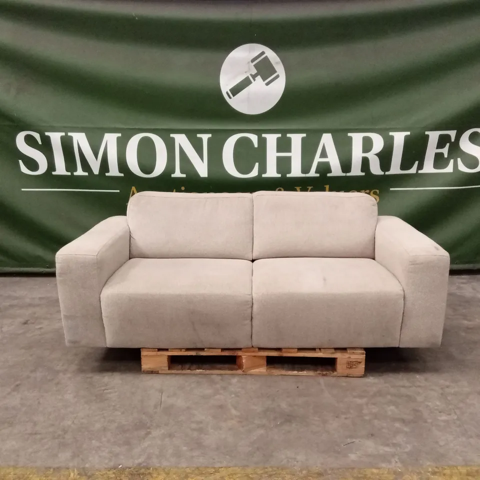 CORTES 2 SEATER FABRIC SOFA - NATURAL RRP £699