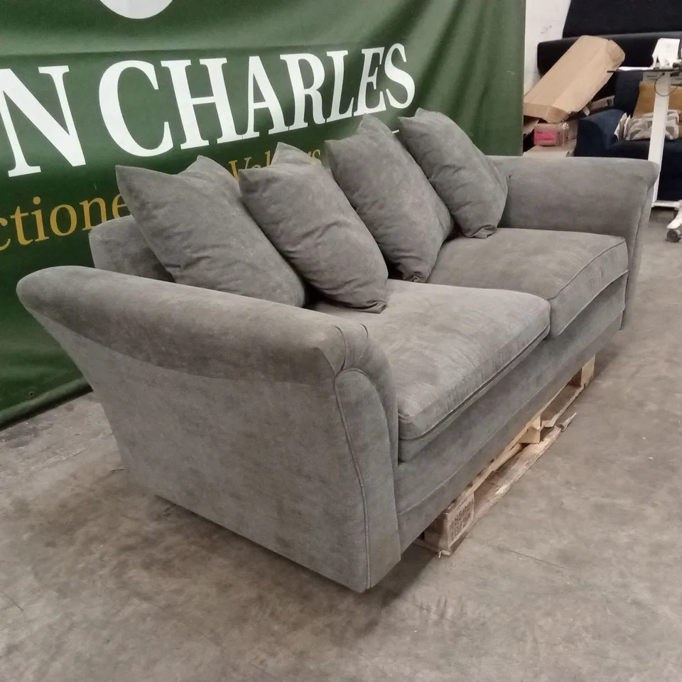 DURY FABRIC 3 SEATER SCATTER BACK SOFA RRP £449