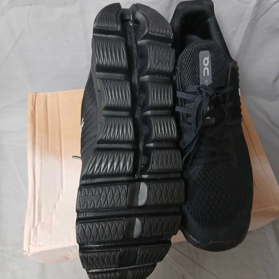 ON CLOUD RUNNING SNEAKERS – BLACK/GRAPHITE, US 11 (UK 10.5 / EU 45)