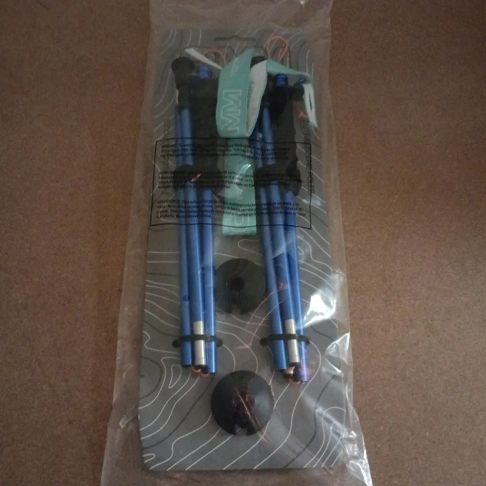 BAGGED OMM Z-LITE ALLOY POLES IN BLUE - 110CM