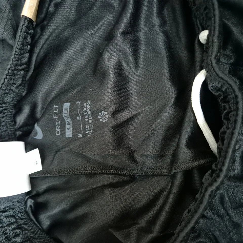 NIKE DRI-FIT SHORTS, BLACK, MEN'S, SIZE M