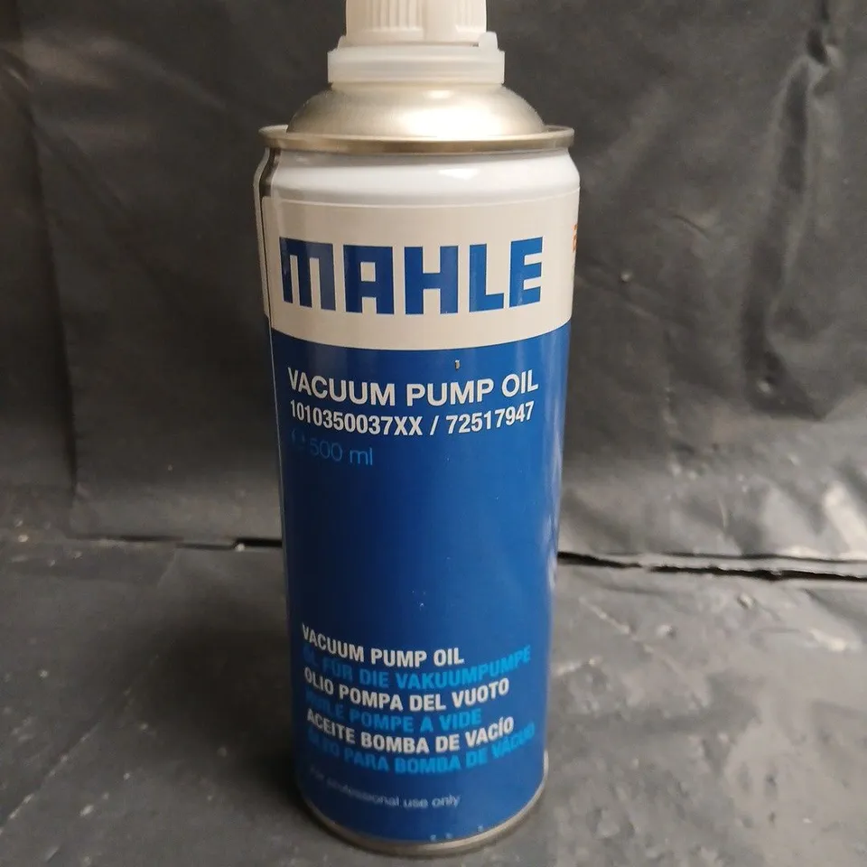 MAHLE VACUUM PUMP OIL – A/C ESSENTIALS LINE, 2 X 500ML CANS