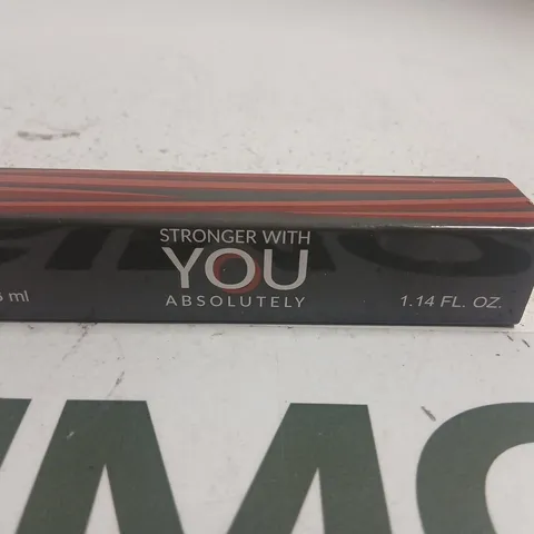 BOXED EMPORIO ARMANI STRONGER WITH YOU ABSOLUTELY 33ML