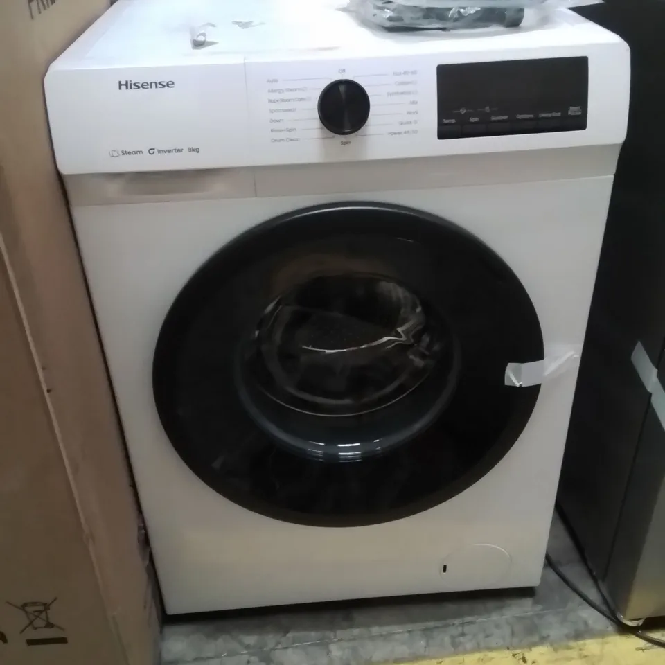 HISENSE 1 SERIES WF1Q8041BW 8 KG 1400 SPIN WASHING MACHINE - WHITE