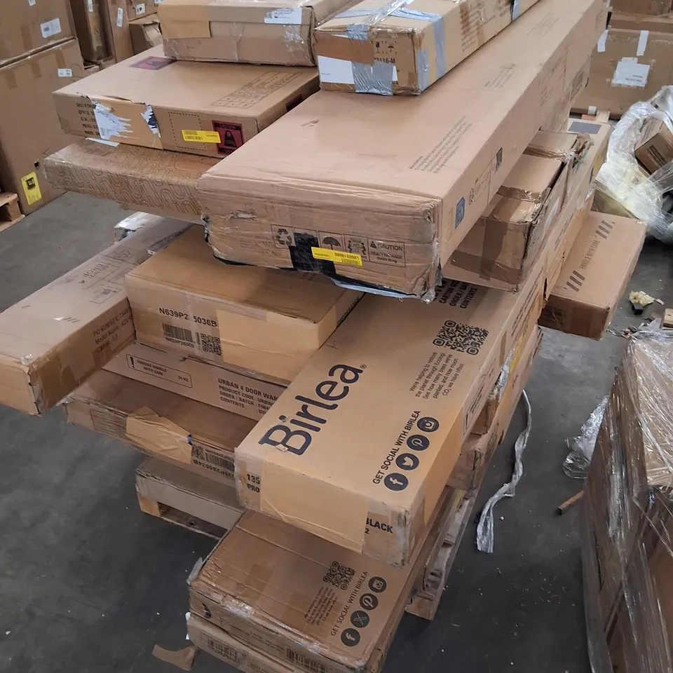PALLET CONTAINING ASSORTED INCOMPLETE FURNITURE PARTS & PRODUCTS