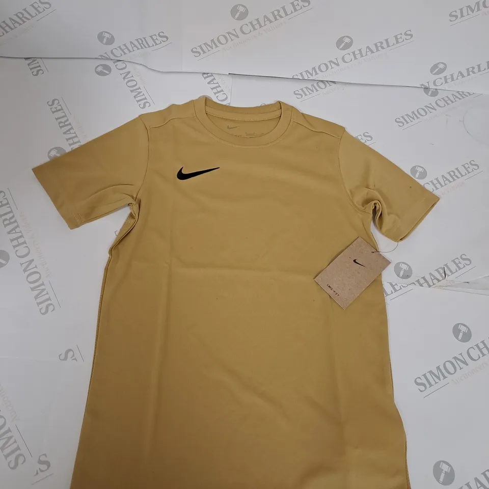 NIKE CASUAL DRI-FIT LOGO T-SHIRT SIZE S - KIDS