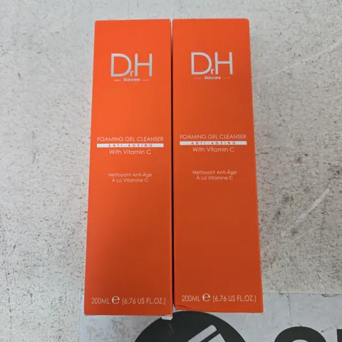 DH SKINCARE FOAMING GEL CLEANSER ANTI-AGEING WITH VITAMIN C – 200ML X 2 (BOXED)