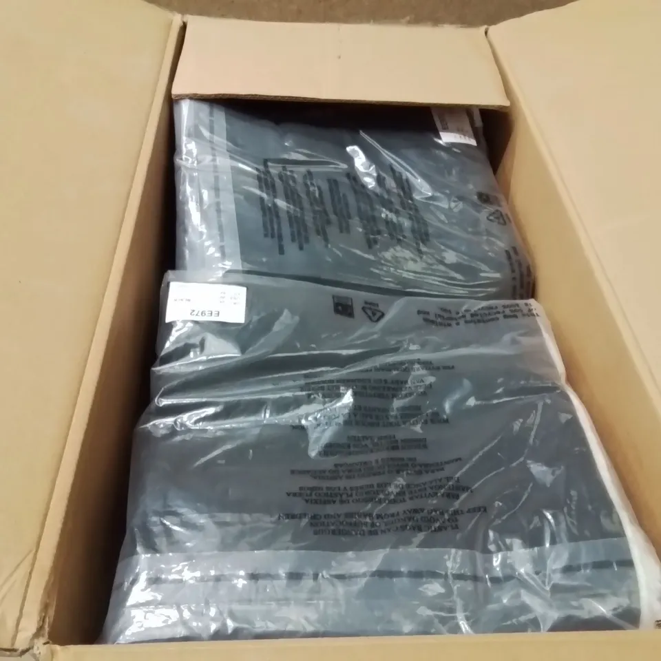 BOXED BRAND NEW APPROXIMATELY 29 JD WILLIAMS CHEESECLOTH WIDE LEG TROUSERS BLACK SIZE 24