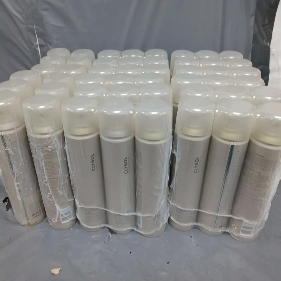 LOT OF APPROX 45 CLYNOL FREE FLOW HAIRSPRAYS