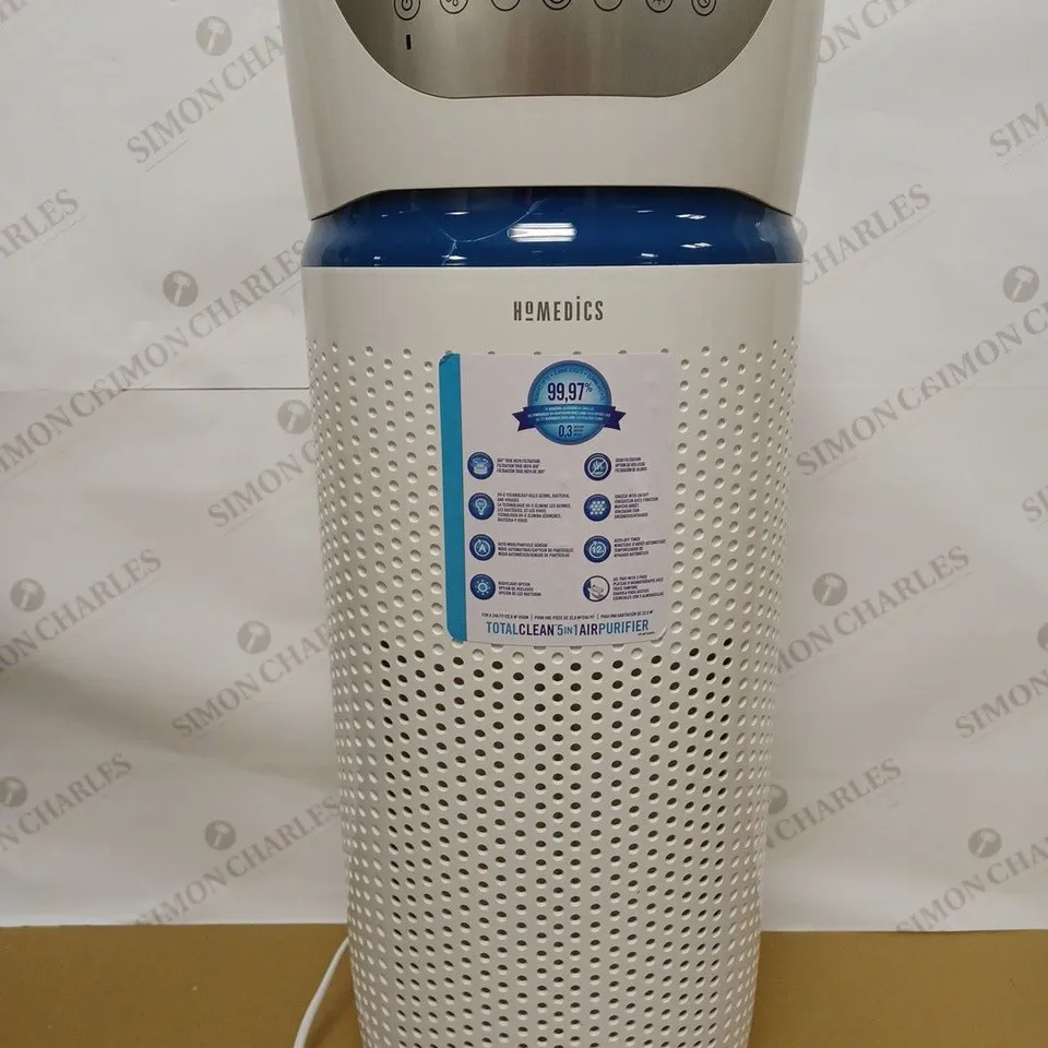 HOMEDICS TOTALCLEAN 5 IN 1 TOWER AIR PURIFIER