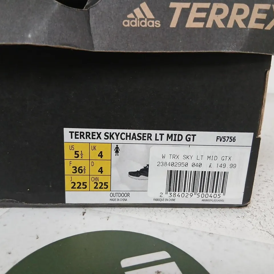 ADIDAS TERREX SKYCHASER LT MID GTX BOOTS – UK 4