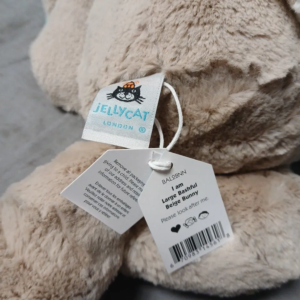 JELLYCAT LARGE BASHFUL BEIGE BUNNY PLUSH TOY