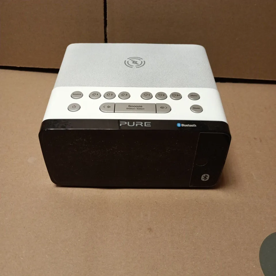 BOXED PURE SIESTA CHARGE ALARM CLOCK RADIO