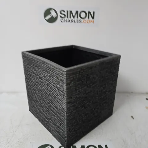 LARGE 32CM SQUARE SLATE PLANTER