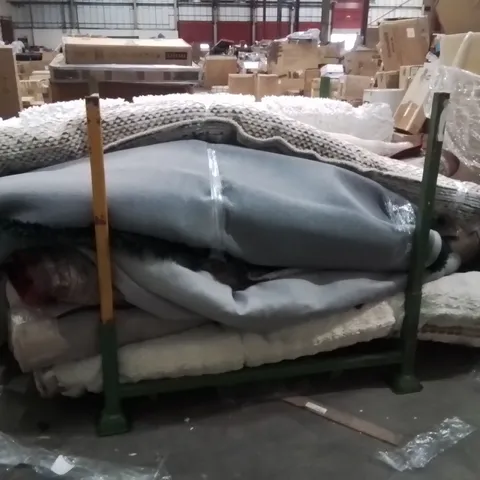 STILLAGE OF APPROXIMATELY 15 QUALITY DESIGNER RUGS