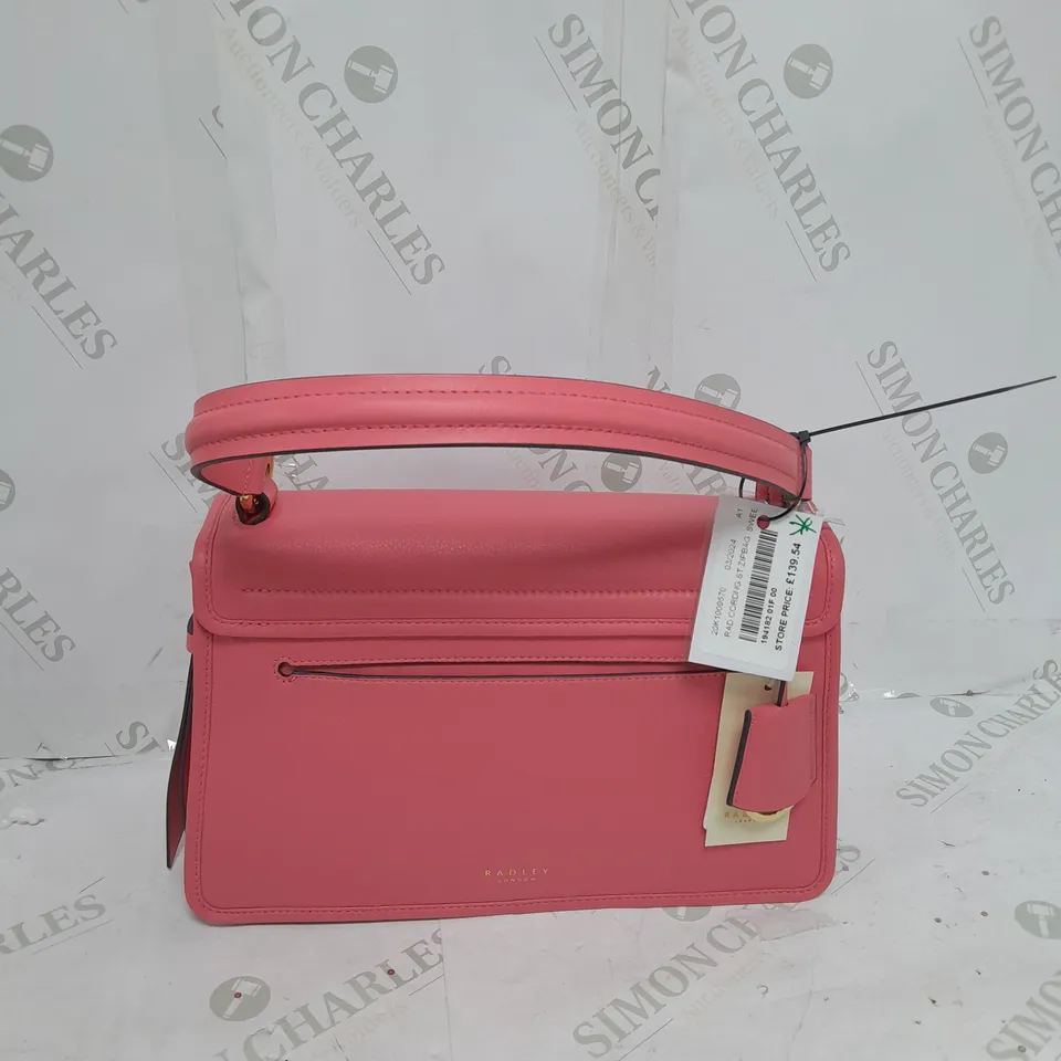 PINK RADLEY LONDON STRAPPED BAG 