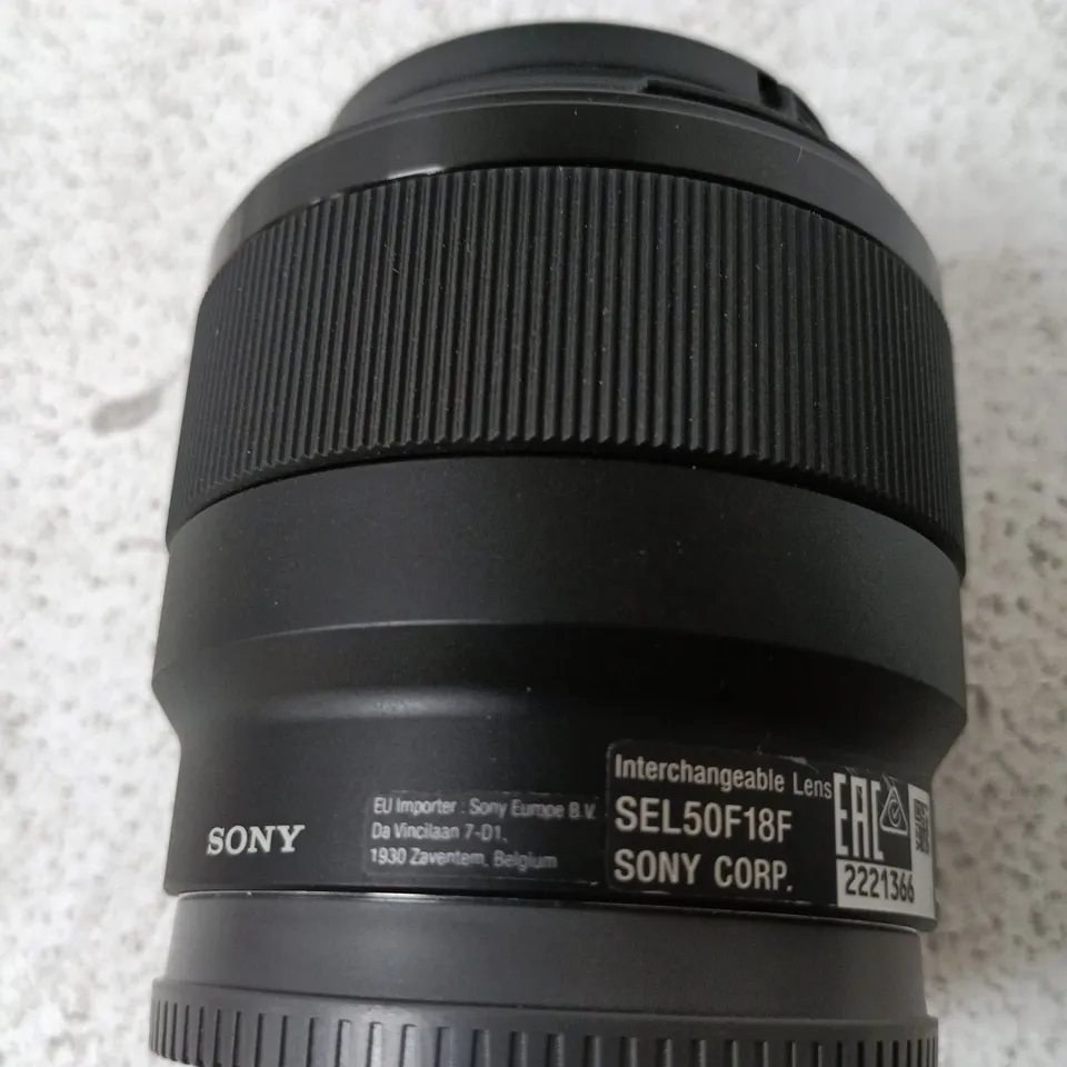 SONY SEL50F18 50MM F1.8 FE E-MOUNT LENS