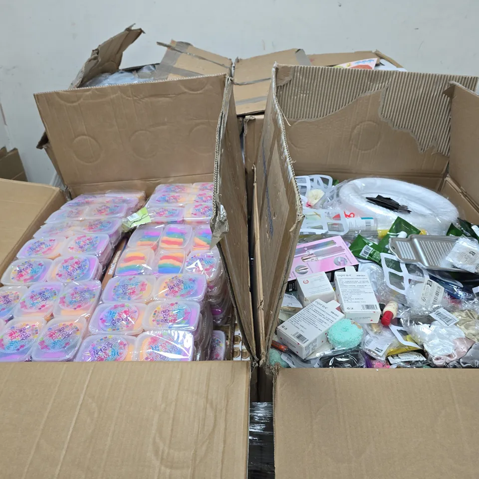 PALLET OF A LARGE QUANTITY OF ASSORTED HOUSEHOLD PRODUCTS TO INCLUDE HOME DECOR, TOYS, BEAUTY PRODUCTS ETC - COLLECTION ONLY 