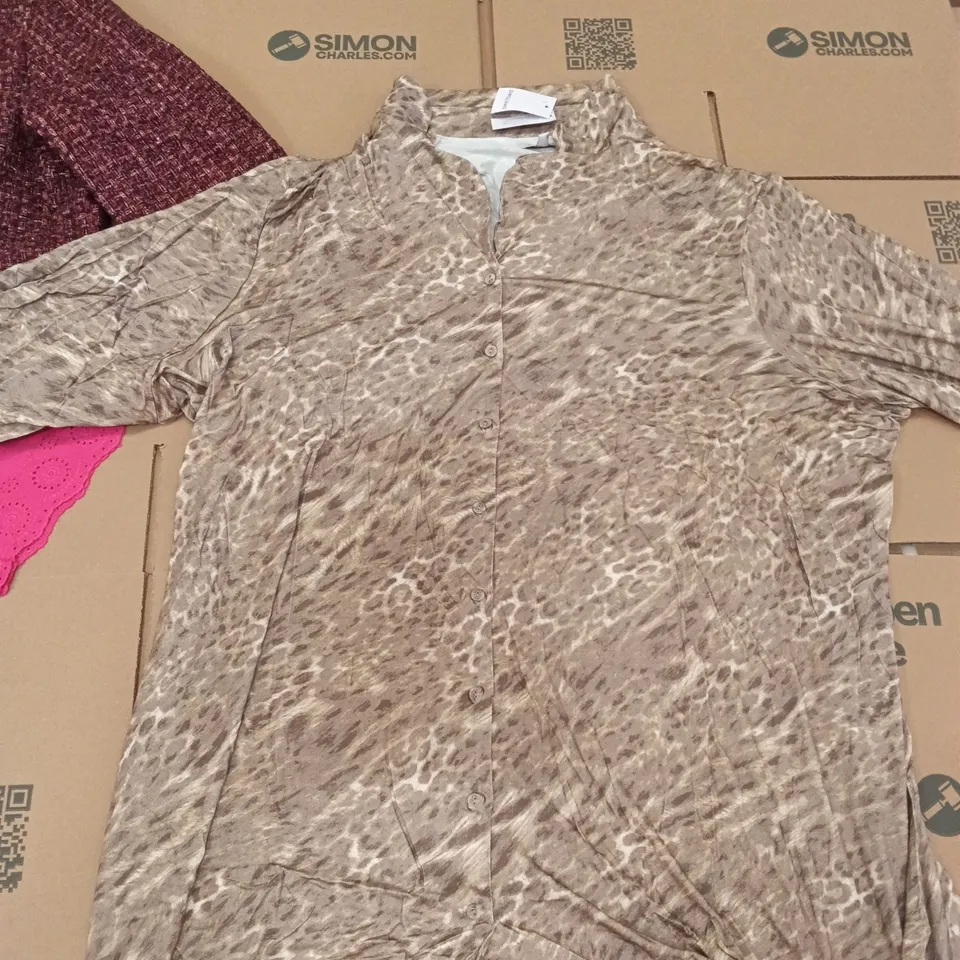PALLET OF BRAND NEW WOMENS QUALITY DESIGNER CLOTHES APPROXIMATELY 120 TO INCLUDE;JD WILLIAMS JACKETS, DRESSES, TOPS ETC