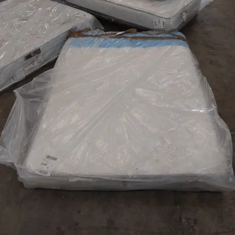 BAGGED DESIGNER DOUBLE 135CM AIRSPRUNG LUXURY QUILTED MEDIUM MATTRESS