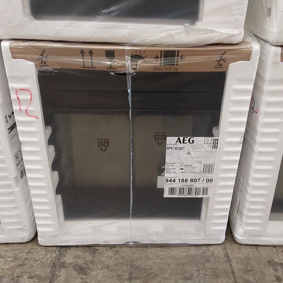 AEG BPK748380T PYROLYTIC SINGLE OVEN MATT
