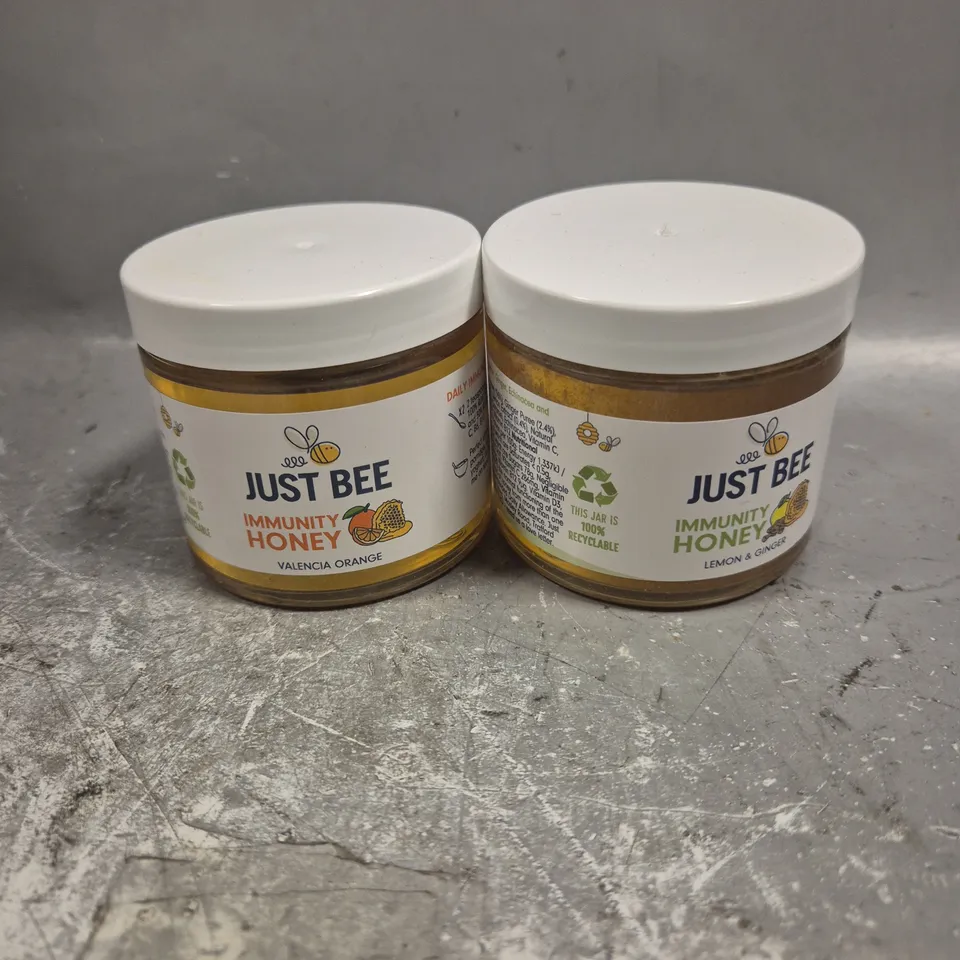 2 X SEALED JUST BEE FLAVOURED HONEY 