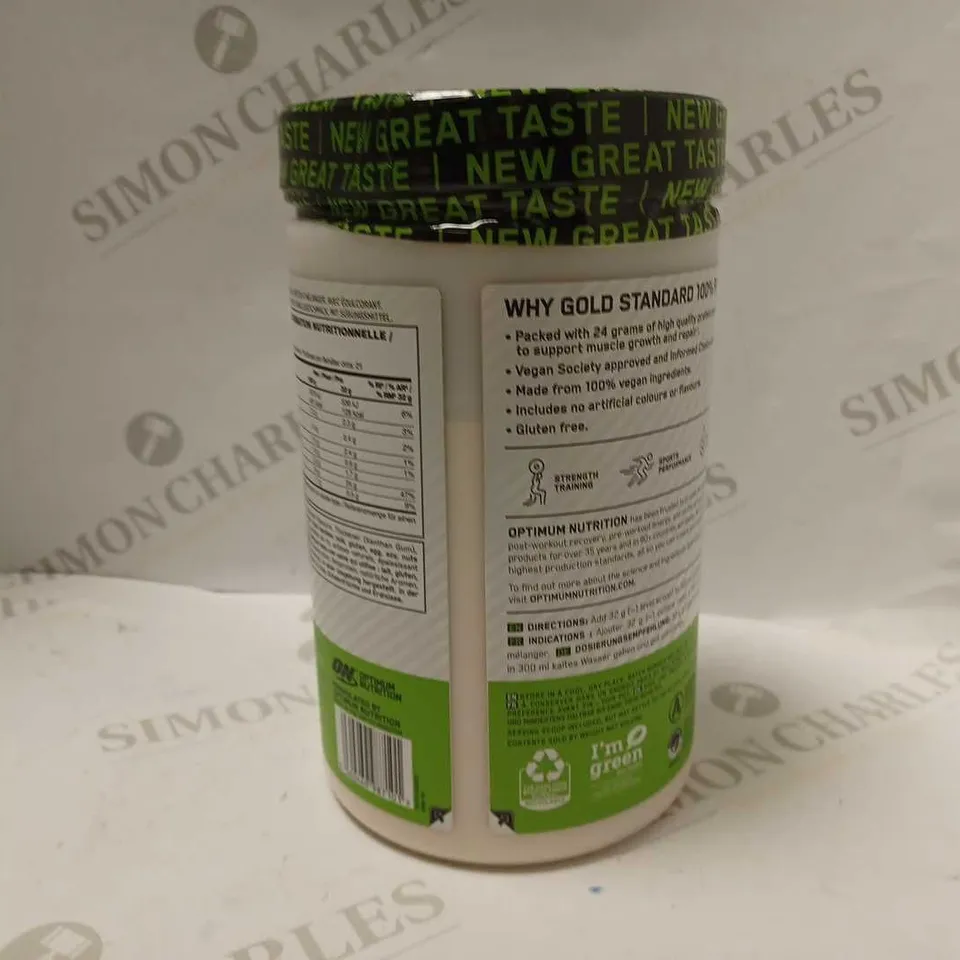 OPTIMUM NUTRITION GOLD STANDARD 100% PLANT PROTEIN (684G) - VANILLA