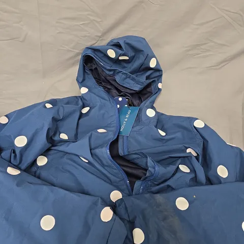 HOLLY & BEAU SPOT COLOUR CHANGING RAINCOAT - XS