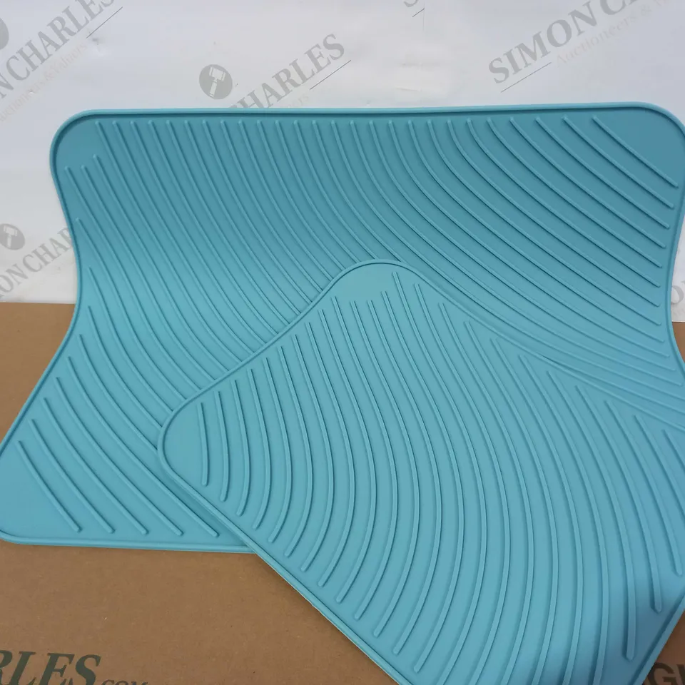 COOK'S ESSENTIALS SET OF 2 SILICONE KITCHEN MATS