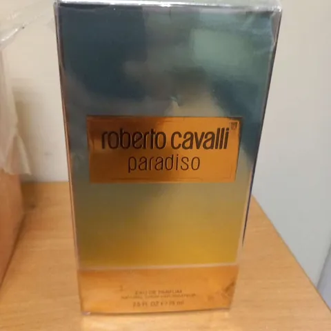BOXED AND SEALED ROBERTO CAVALLLI PARADISO EAU DE PARFUM 75ML
