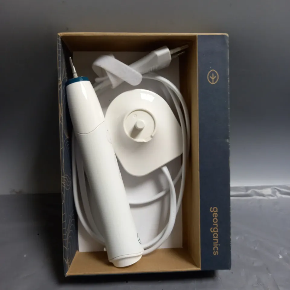 BOXED GEORGANICS SONIC TOOTHBRUSH IN WHITE