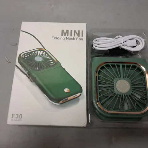 BOXED MINI FOLDING NECK FAN F30