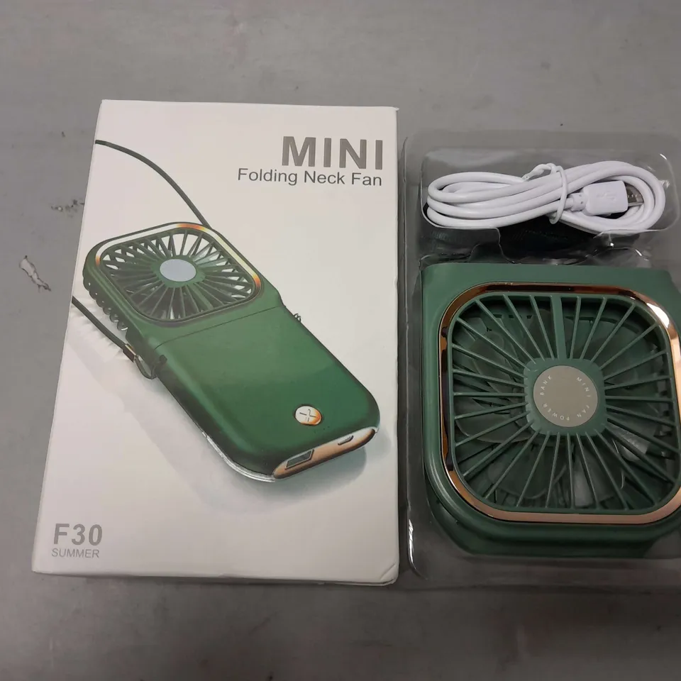 BOXED MINI FOLDING NECK FAN F30