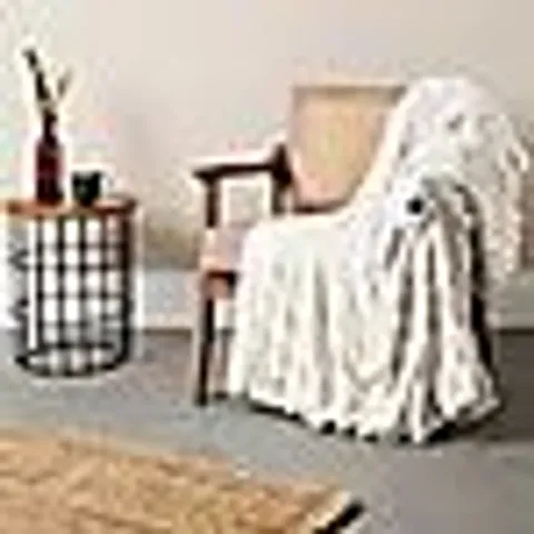 COZEE HOME LUXURY RUCHED FAUX FUR AND VELVETSOFT HEATED THROW
