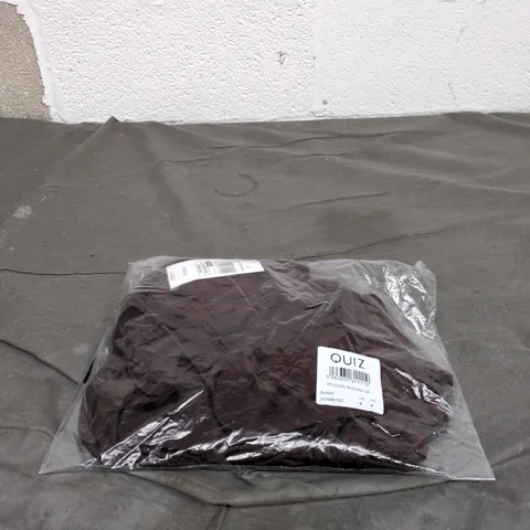 QUIZ SIZE 8 RUCHED SASH SLEEVELESS MAXI DRESS BAGGED