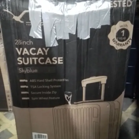 BOXED LUGG 28INCH VACAY SUITCASE SKYBLUE