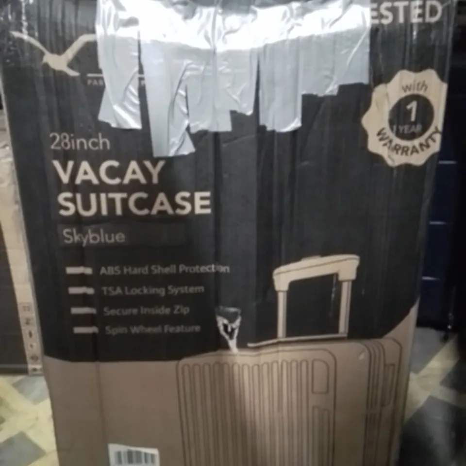 BOXED LUGG 28INCH VACAY SUITCASE SKYBLUE 