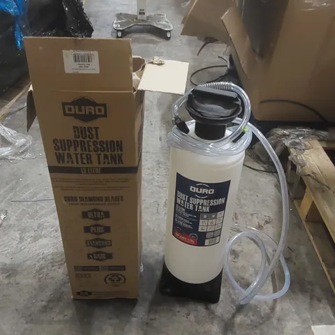 BOXED DURO 13LTR DUST SUPPRESSION WATER TANK