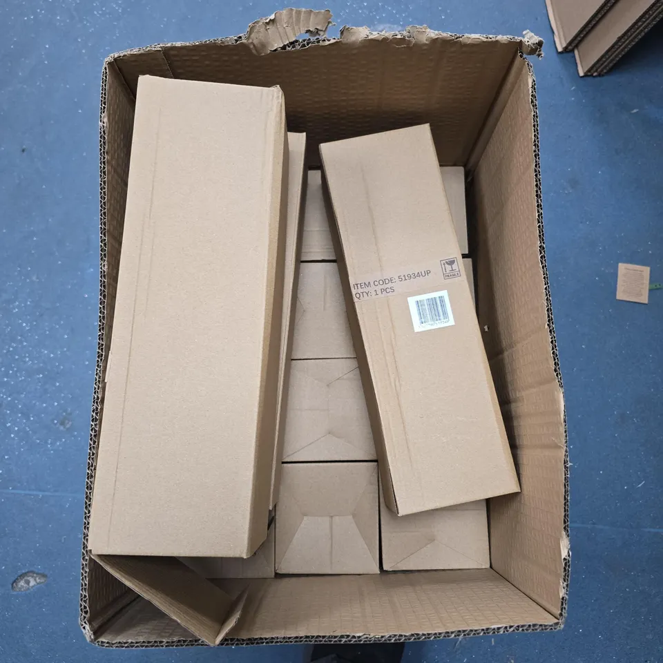 BOX OF APPROXIMATELY 15 GISELA GRAHAM CANDLESTICK   HOLDER