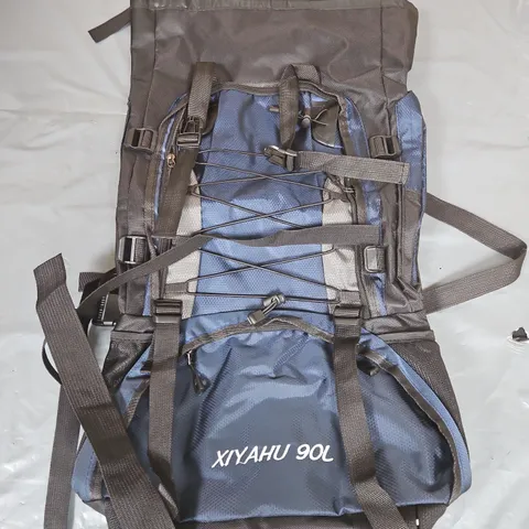 XIYAHU 90L BACKPACK IN BLUE/BLACK