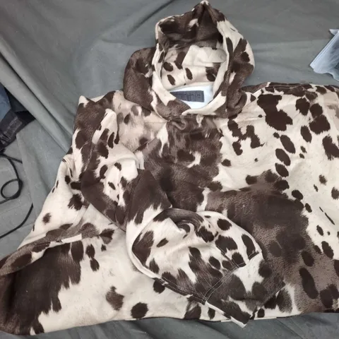 ABERCROMBIE & FITCH DALMATIAN PRINT HOODIE – XXL TALL