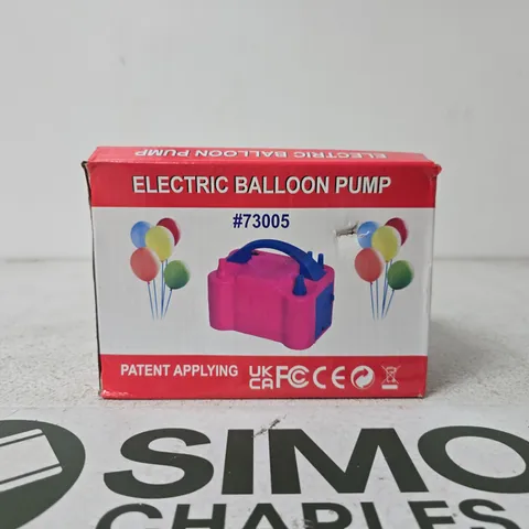 ELECTRIC BALLOON PUMP – BOXED