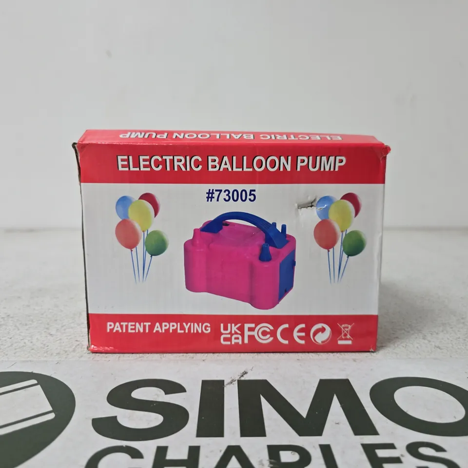 ELECTRIC BALLOON PUMP – BOXED